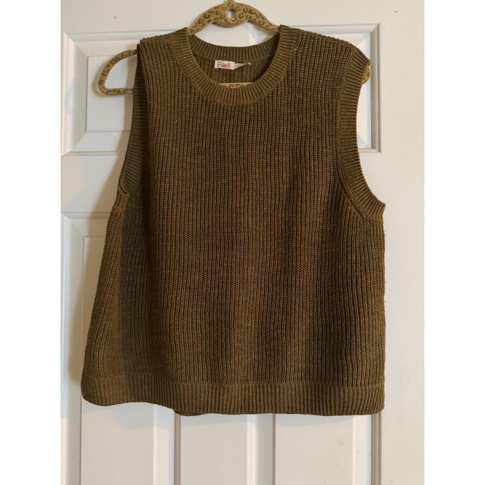 Foherty womens vest size L (Linen+cotton)